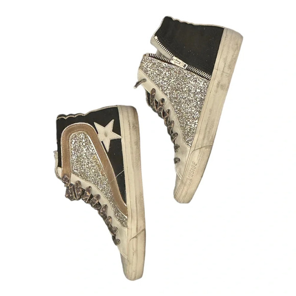 Special edit Golden Goose Slide Mid-TopSneakers, size 38,  #549 of only 759!!! - Picture 9 of 12